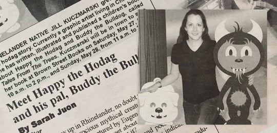 Meet Happy The Hodag and his pal, Buddy the Bulldog –2006