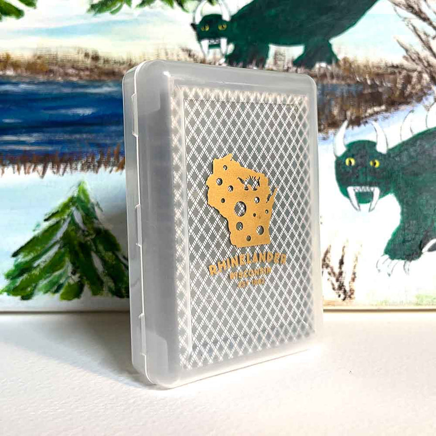 Classic Playing Card Deck with Gold Hodag Case