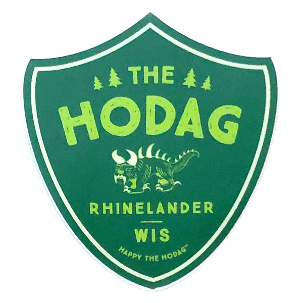 Vintage Hodag Badge Sticker