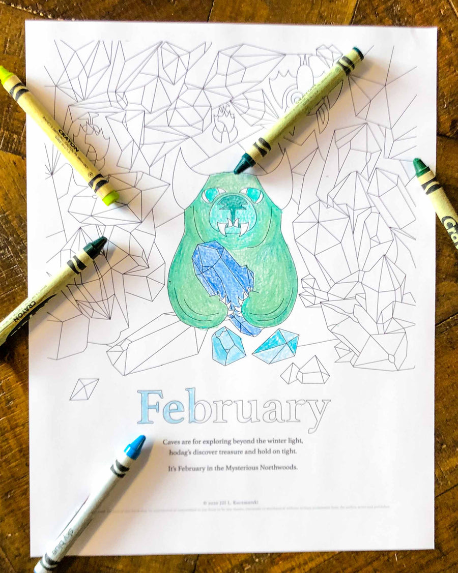 February Coloring Sheet (SWAG)